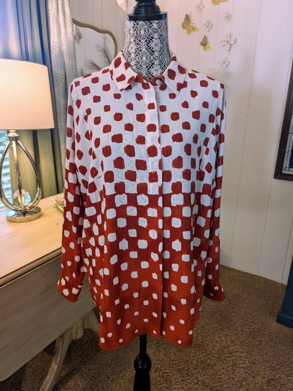 Investments by Dillards...Blouse XL...NWT's